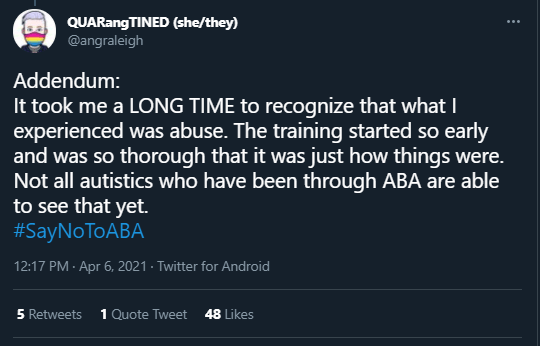 Why ABA Therapy is Harmful to Autistic People – Autistic Science Person